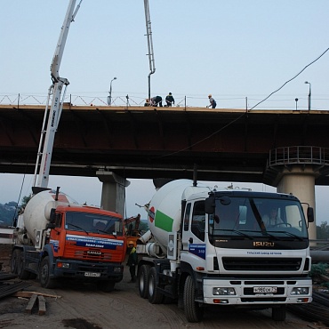 Строительство моста в Алексине